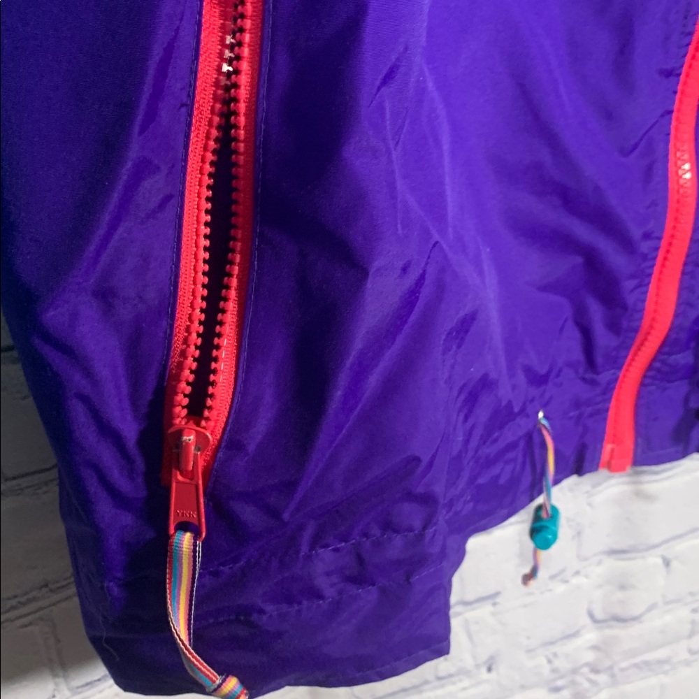 Woolrich Womens VTG Y2K Retro Sigment Gear Full Zip Jacket in Blueberry Sz L 90s - Picture 4 of 7